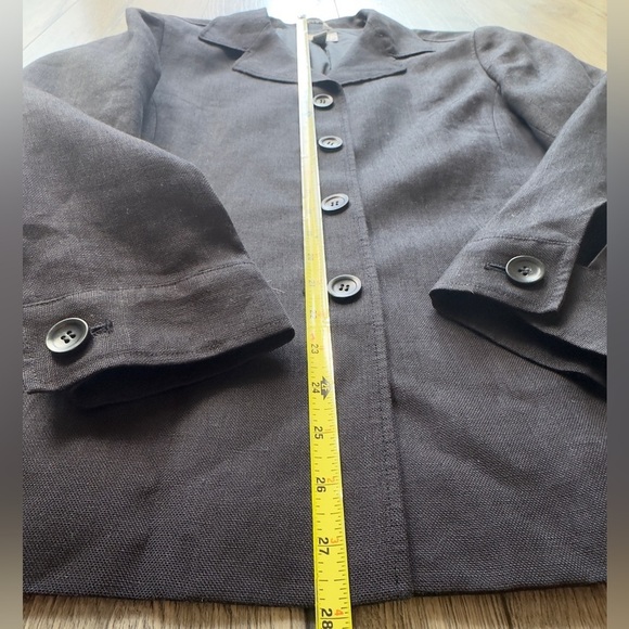 Talbots Petites Irish Linen Blazer Size 6 Petite - Picture 4 of 5